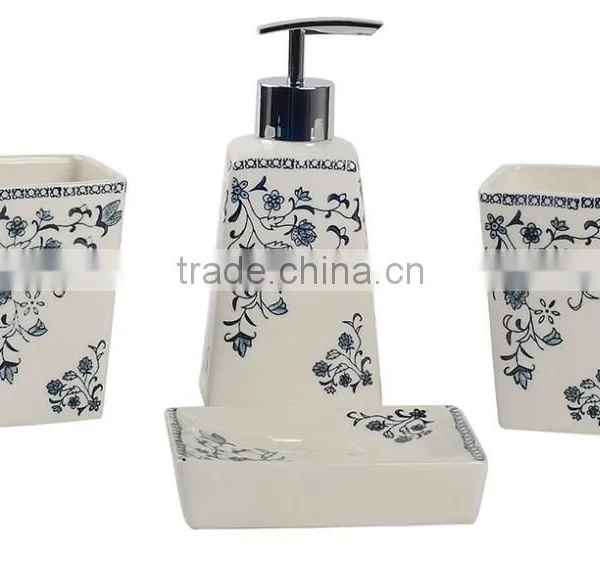 Antique Rectangular Ceramic Bathroom/washroom Accessories photo-3