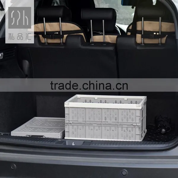 High Quality Plastic Travel Floding Storage Basket photo-3