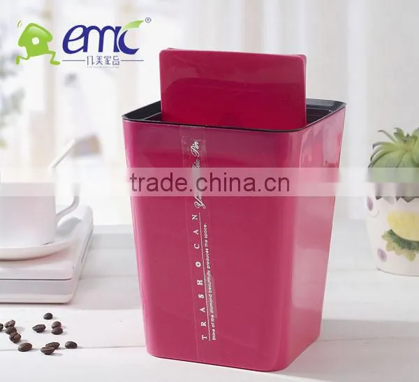 Plastic Desk Garbage Can Dustbin photo-3