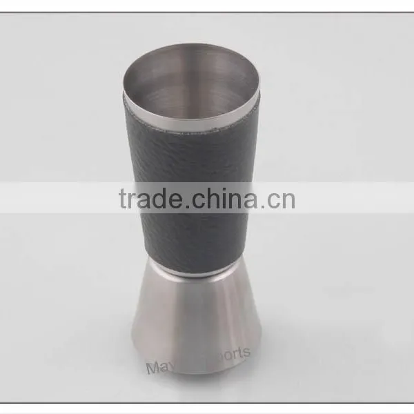 Stainless Steel Jigger With Leather photo-2