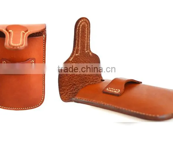 Handmade Band Card Holder Genuine Leather for Travel Retractable Badge photo-5