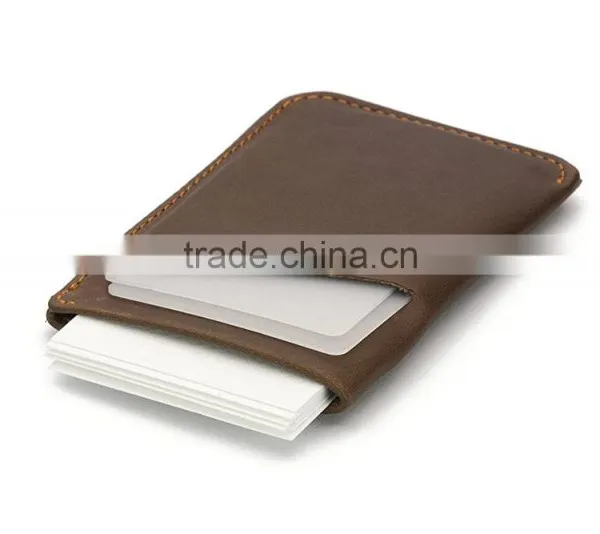 Leather Card Sleeve Wallet photo-4
