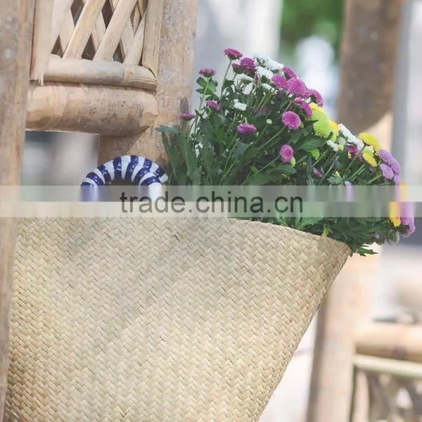 Women Straw Handbag/market Bag, Natural Color photo-2