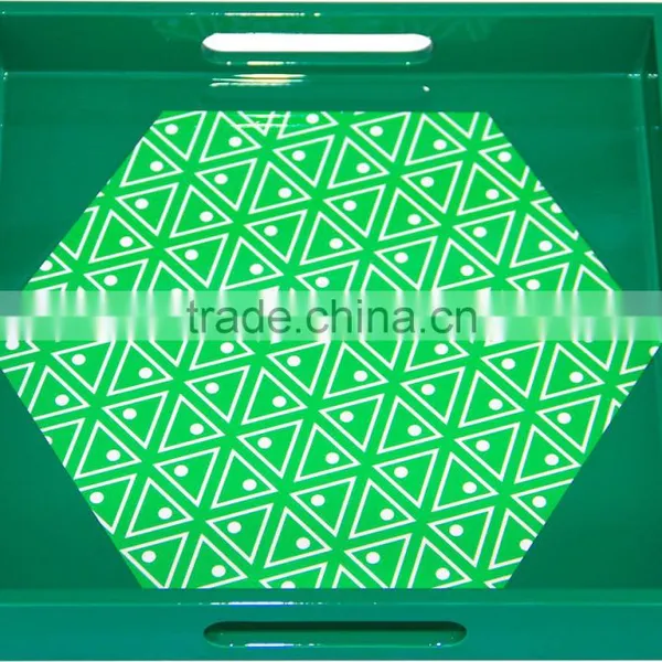 Square Lacquered Serving Tray photo-5