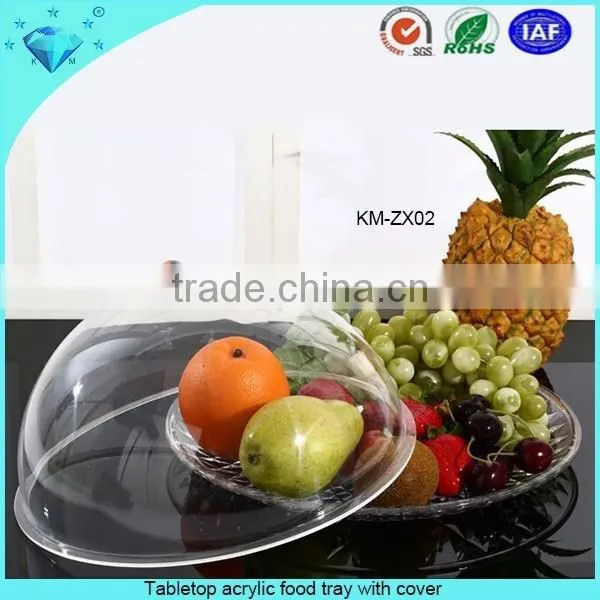 Popular Acrylic Golden Fruit Dish Fruit Plates photo-3