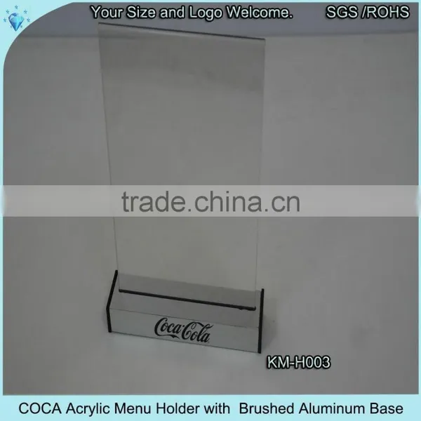 Acrylic Hot Bend Desk Menu Holder photo-6