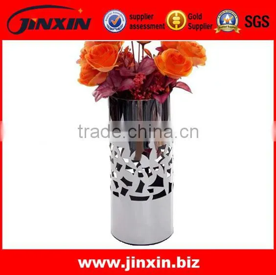Modern Stainless Steel Large Decorative Vases With Flowers photo-5