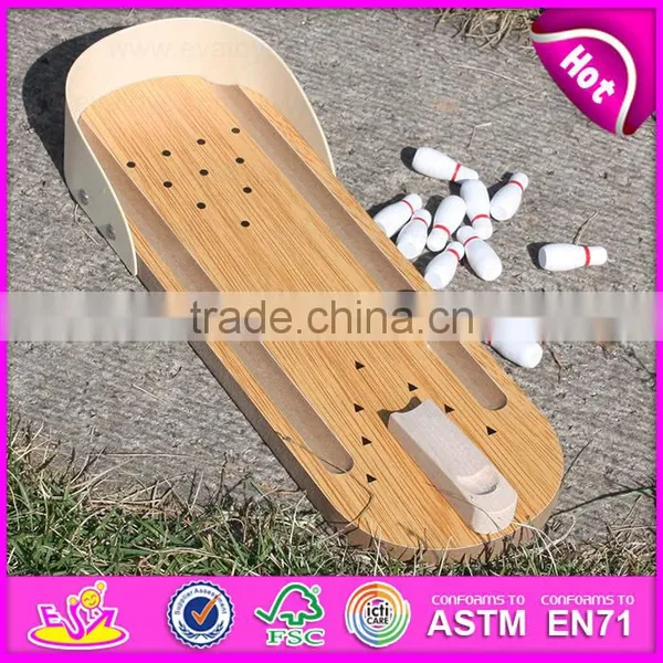 2016 Hot Sale Baby Wooden Bowling Toy, New Design Children Wooden Bowling Toy W01A141 photo-3