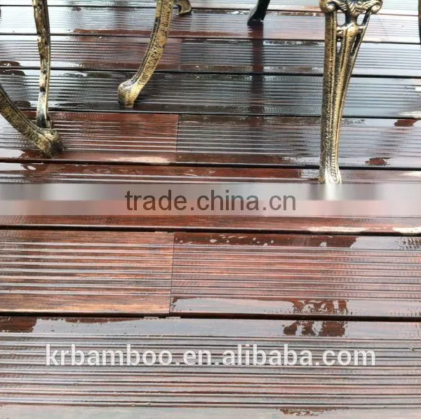 Scratch Resistance Water Proof Outdoor Use Bamboo Decking