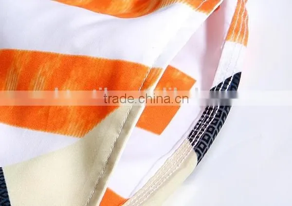 Plus Size Elastic Band Magic Printed Swimwear for Men photo-4
