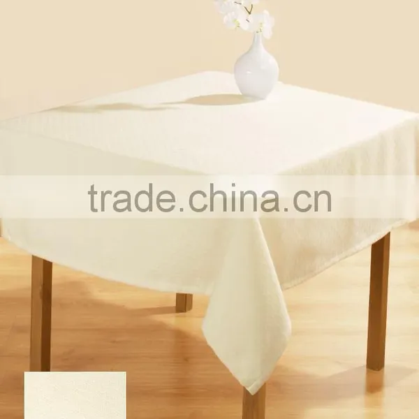TABLE CLOTH CREAM COLOR CLOTH JACQUARD TABLE CLOTH (EV3504)