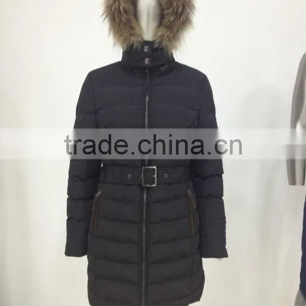 Racoon Hooded Jacket for Lady Winter Jacket