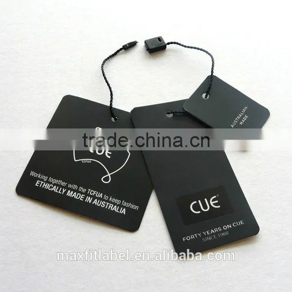 2017 China Factory Price Custom Printing Jeans Paper Hang Tag photo-3