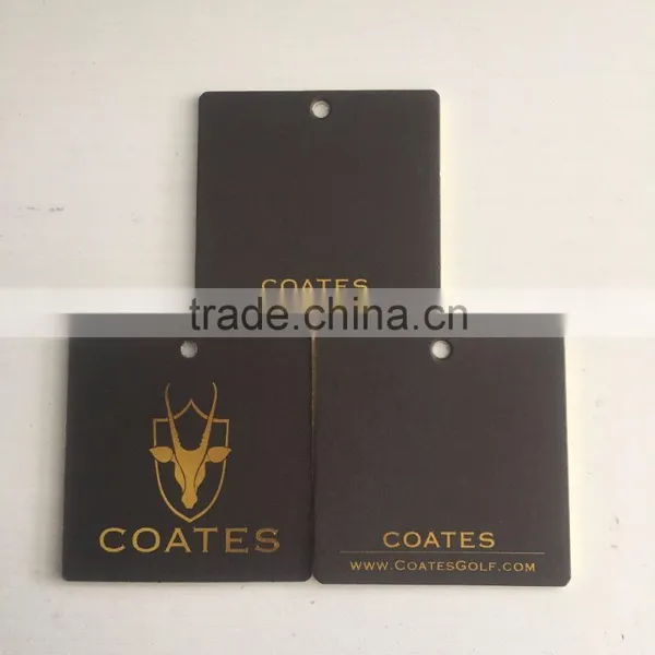 2016 Custom Gold Stamping Thick Hang Tags With Excellent Quality photo-4