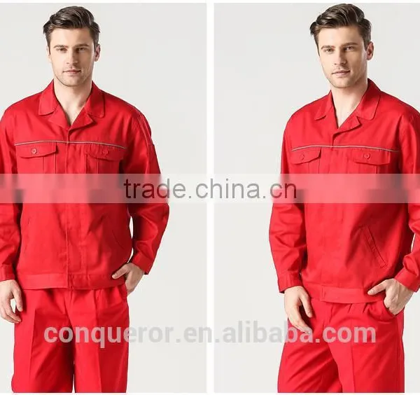 Hot Sale Men's Durable Cotton Construction Workwear Factory Worker Uniform photo-3
