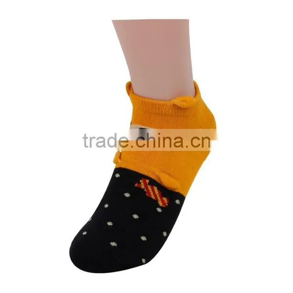 3D Cartoon Head Made Pet Patterned Sock photo-3