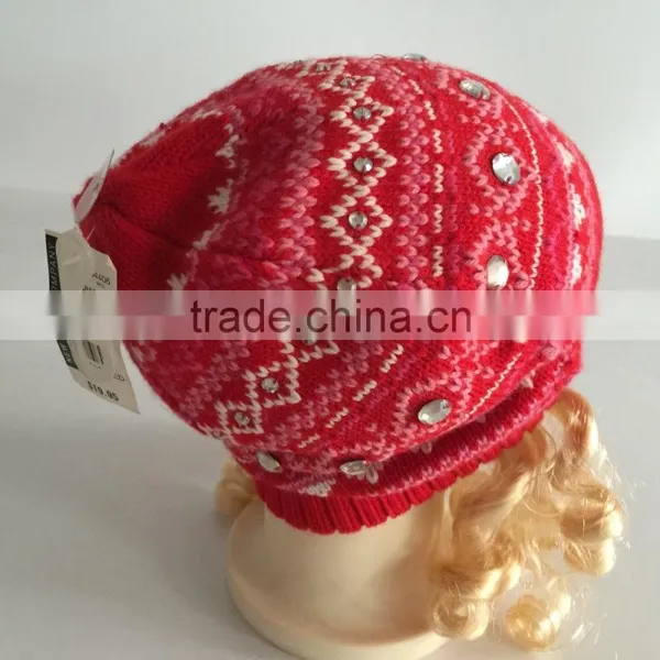 2016 New Fashion Winter Hand Made Knitted Kids Beanie Hats photo-6