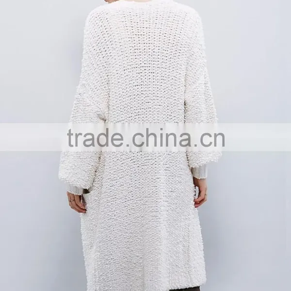 MGOO Cheap Price Stock Pullover Long Sweater Wholesale Ugly Christmas Sweater Fashion Winter Sweater Coat for Women JR1074 photo-2