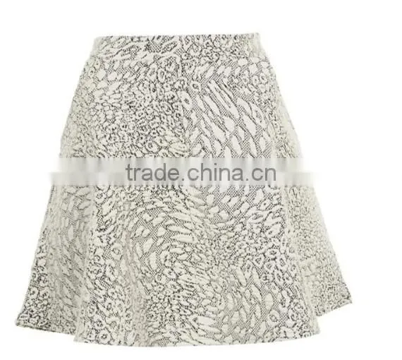 OEM/Wholesale High Quality Cotton/spandex Printing Women Cotton Printed Skirt photo-3