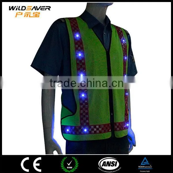 Batteries Operated Work Shirt Safety Clothes Led photo-5