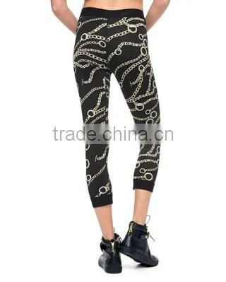 Hot Sale Sport Stylish Body Building Wear Printed Leggings For Women photo-3