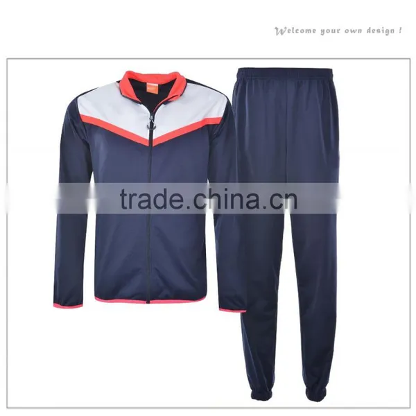 Custom Warm Up Fashion Cotton Sports Tracksuits for Men photo-3