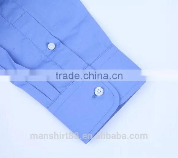 Plain Blue Customs Uniform Shirts photo-5