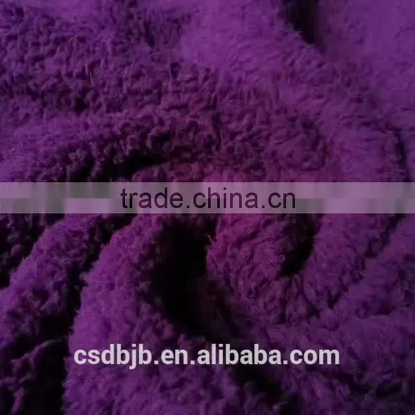 China Factory Hot Sell 100% Polyester Violet Throw Sherpa Blanket photo-2