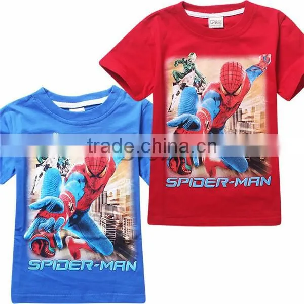 Sveda Wholesale T-Shirt for Children, Cotton T-shirt Spider Man Design, Spider-man T-shirts photo-3
