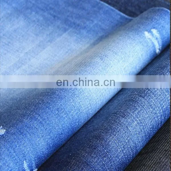 Supplier Cotton/polyester Indigo Blue Italy Denim Fabric and 14 oz Stocklot Fabric Use for Men or Women's Jeans photo-3