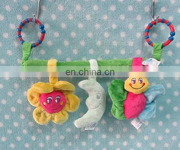Baby Fans Multifuctional Hanging Bed Bell Plush Toy 3pc photo-3