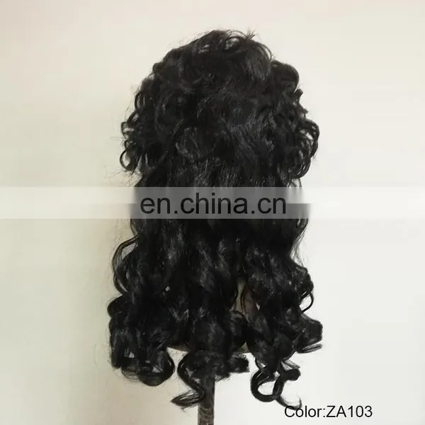 Crazy Party Black Long Wigs P-W204 photo-3