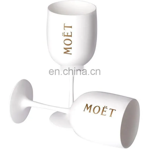 White Acrylic Champagne Glasses For Moet&Chandon photo-5