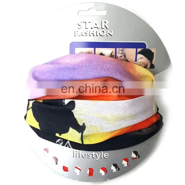 Cheap Fashion Promotion Tube Multi Headwear Seamless Bandana photo-6