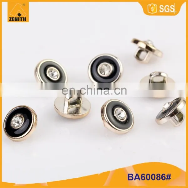UV Plating Resin Button With Rhinestone BA60086 photo-2