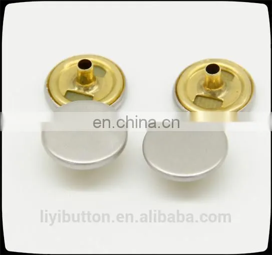 New Arrival Products, Shiny Side Matte Nickel Metal Snap Button, Snap Dome Button photo-6