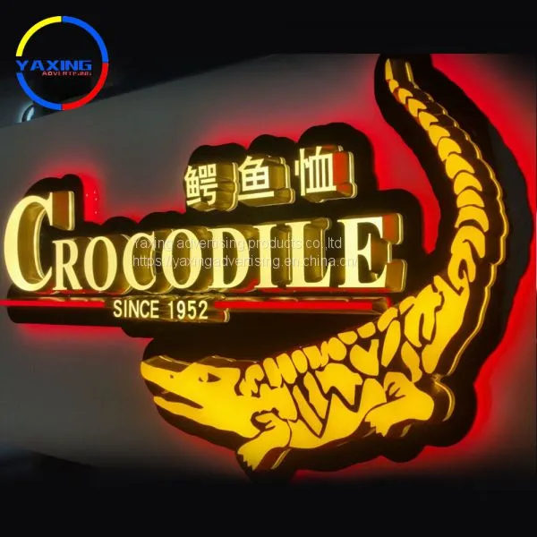 Indoor Outdoor Oval LED Message Crystal Arcylic Led Letter Sign Light Box Sign for Advertising photo-5