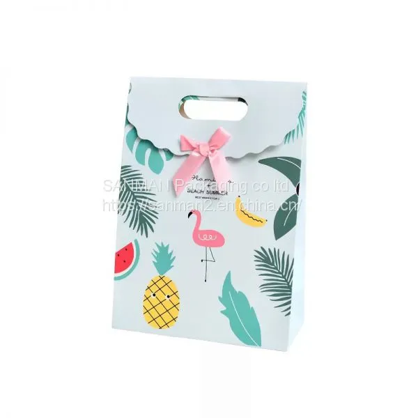 Die Cut Handle Paper Carton Bag photo-5