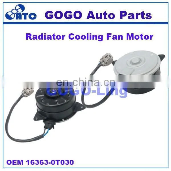 GOGO Radiator Cooling Fan Motor for TY OEM 168000-8450 16363-0T030