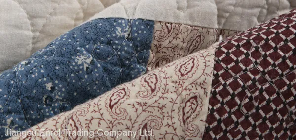 American Cotton Patchwork Bedspread 3pcs Set photo-5