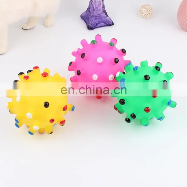Pet Puppy Vinyl Donut Bone Chew Squeak Toy For Dogs photo-2