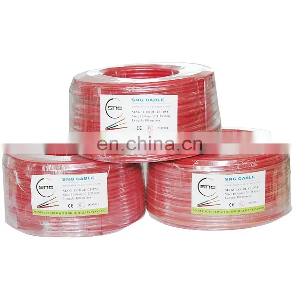 BV Thhnthwn 2 Single Core Wire Cable Thw 12 Awg Power System 4mm2 6mm2 Diameter photo-6