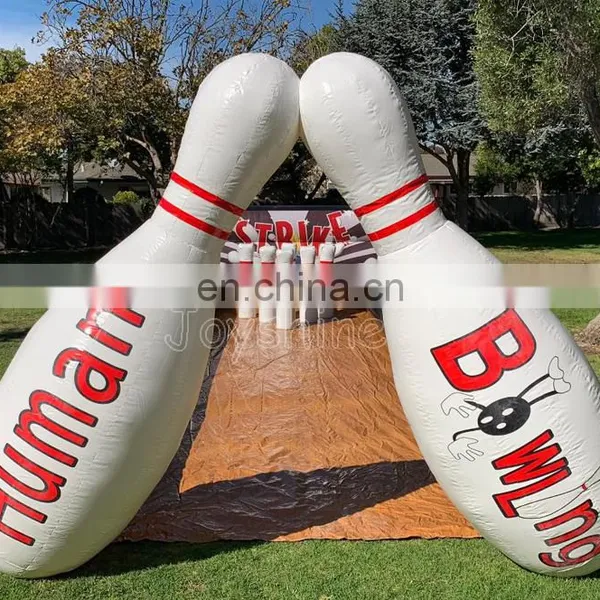 Inflatable Human Bowling Pins Set Inflatable Snow Bowling Ball Body Zorb Bumper Ball Game photo-7