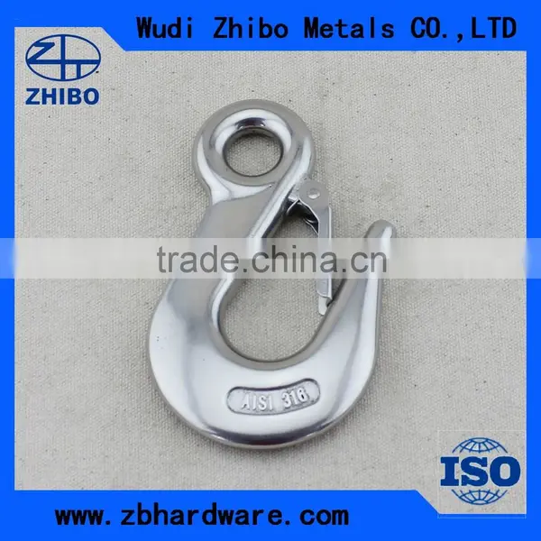 High Quality Chrome Rigid Eye Snap Hook photo-2