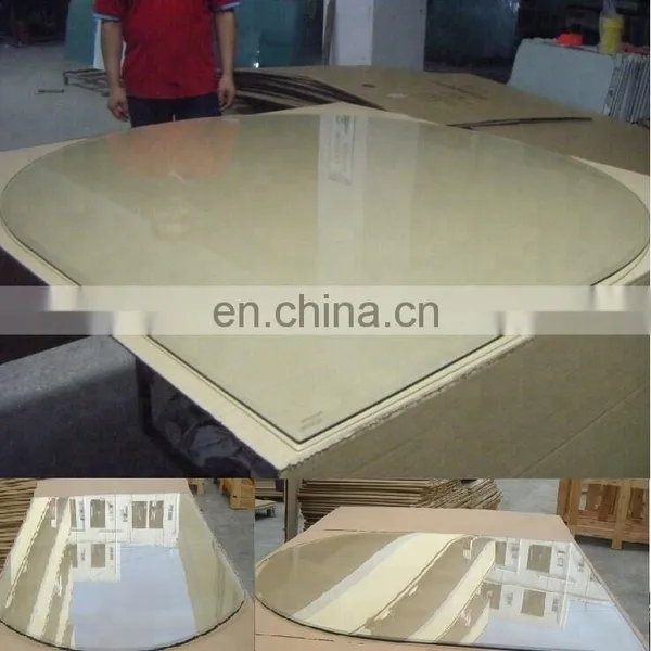 Customize Size Safety Clear Tempered Glass for Modernize Office Glass Chair Mat photo-6