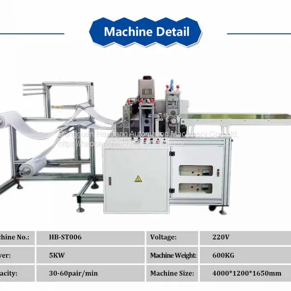 Automatic Ultrasonic Gloves Machine With High Quality From Haobang Machine photo-4