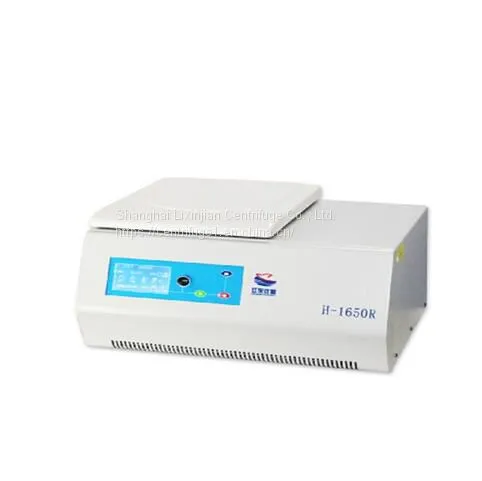 Refrigerated Centrifuge 18,500rpm Horizontal Rotor 4x 100ml Tabletop H-1650R photo-2