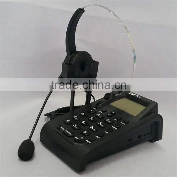 Dial Pad Call Center Headset Telephone With Noise Cancelling Headset Quality Choice photo-6