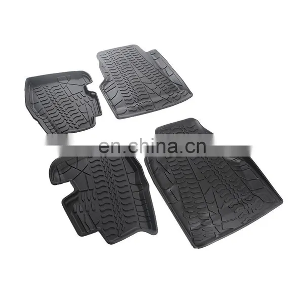 Offroad Auto Foot Mat for Jeep Wrangler TJ 97-06 Car Accessories Black Car Mat photo-2