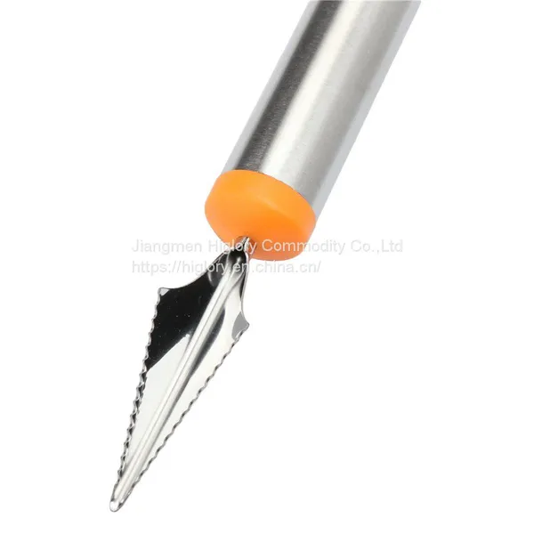 2 in 1 Kitchen Fruit Carving Garnishing Tool For Fruit Salads DIY Stainless Steel 430 Carving Knife photo-3